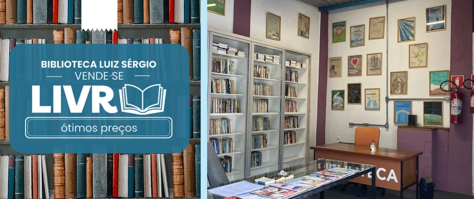 Foto da biblioteca Luis Sergio.